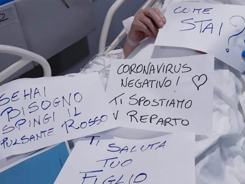 Coronavirus, se un cartello conforta i non&nbsp;udenti